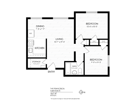 1465 Elm St. 1-2 Beds Apartment for Rent - Photo Gallery 12